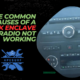 The Common Causes of a Buick Enclave Radio Not Working