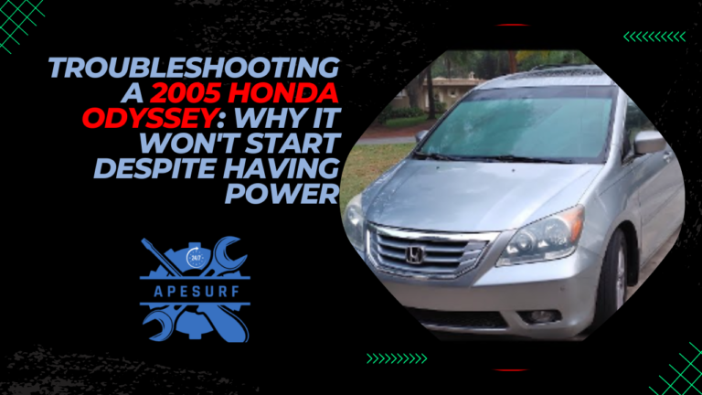 2005 Honda Odyssey Problems