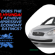 How does the 2008 Hyundai Accent achieve such impressive fuel economy ratings