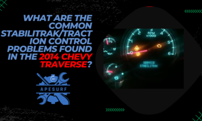 What are the common StabilitrakTraction Control problems found in the 2014 Chevy Traverse