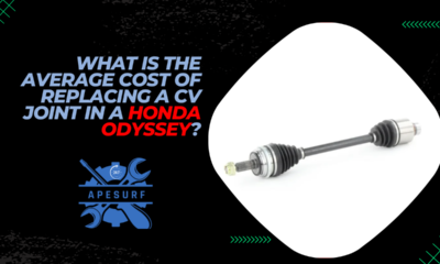 What is the average cost of replacing a CV joint in a Honda Odyssey