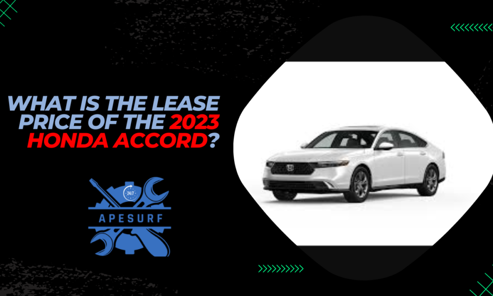 What is the lease price of the 2023 Honda Accord