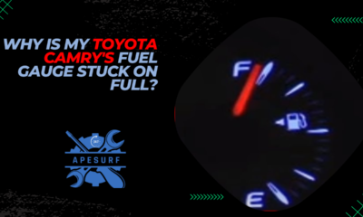 Why is my Toyota Camry's fuel gauge stuck on full