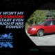 Why won't my Dodge Caravan start even though it has power