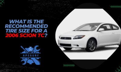 What is the recommended tire size for a 2006 Scion tC