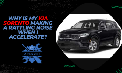 Why is my Kia Sorento making a rattling noise when I accelerate