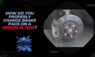 How do you properly change brake pads on a Nissan Altima