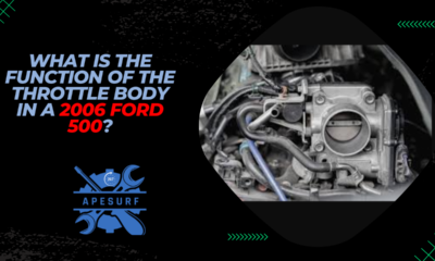 What is the function of the throttle body in a 2006 Ford 500?