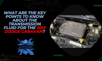 What are the key points to know about the transmission fluid for the 2013 Dodge Caravan