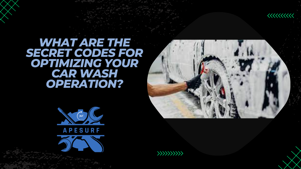 What are the secret codes for optimizing your car wash operation