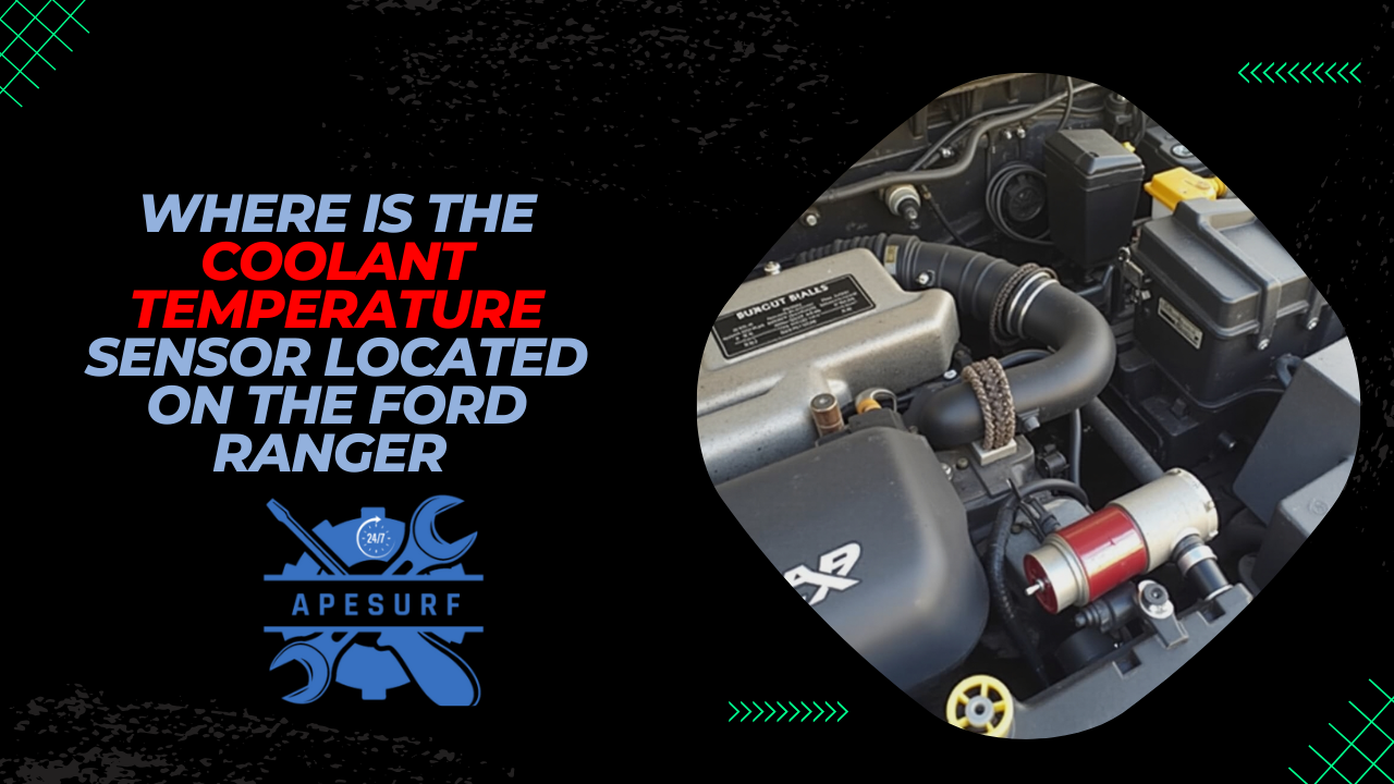 Where Is the Coolant Temperature Sensor Located on the Ford Ranger 2.3