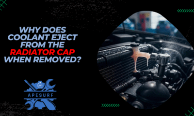 Why Does Coolant Eject from the Radiator Cap When Removed?