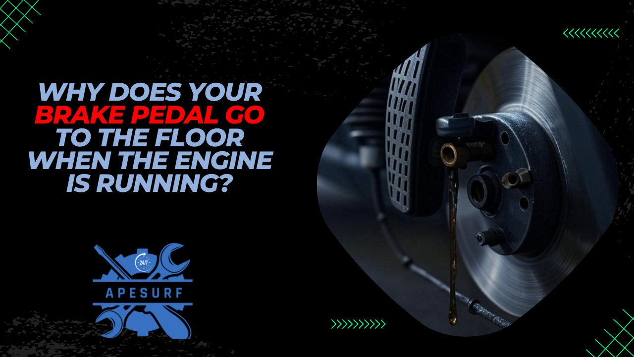 Why Does Your Brake Pedal Go to the Floor When the Engine Is Running