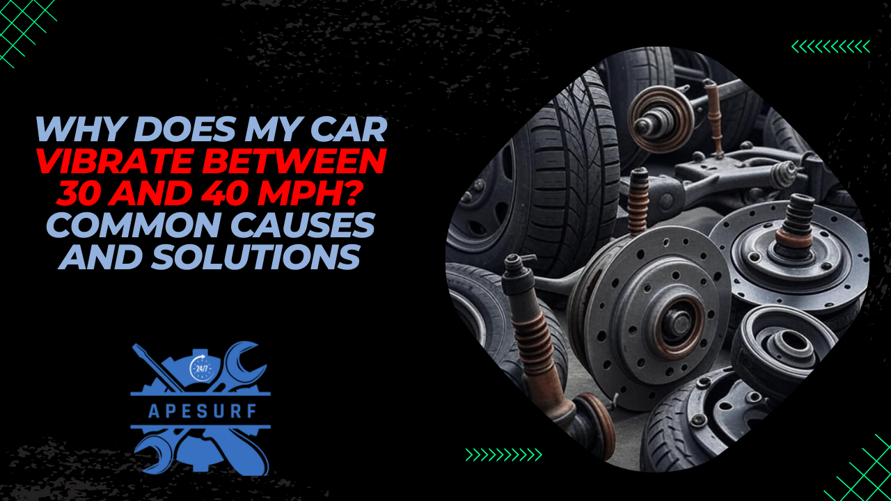 Why Does My Car Vibrate Between 30 and 40 MPH Common Causes and Solutions