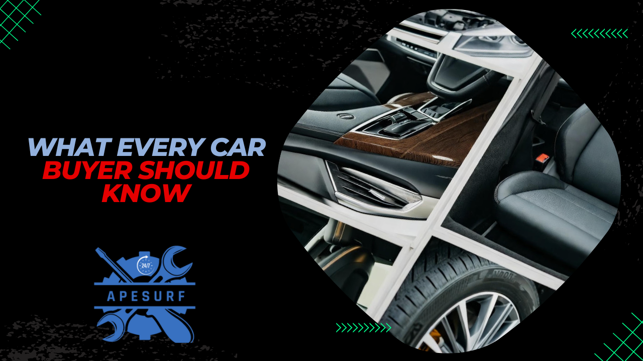 What Every Car Buyer Should Know