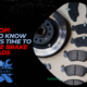 Stop! How to Know When It's Time to Replace Your Brake Pads
